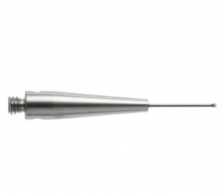 M2 Ø0.5 mm ruby ball, tungsten carbide stem, L 20 mm, EWL 7 mm