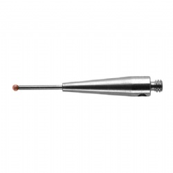 M2 Ø1 mm ruby ball, tungsten carbide stem, L 20 mm, EWL 7 mm