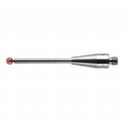 M2 Ø1.5 mm ruby ball, tungsten carbide stem, L 20 mm, EWL 12.5 mm