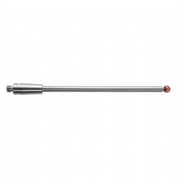 M2 Ø2 mm ruby ball, tungsten carbide stem, L 40 mm, EWL 32.5 mm